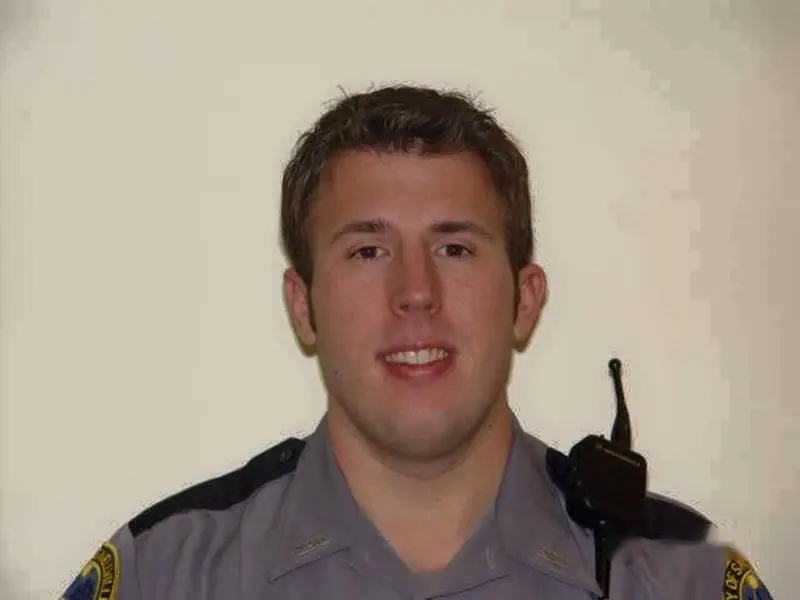 Jim McDonald in uniform as a young police officer